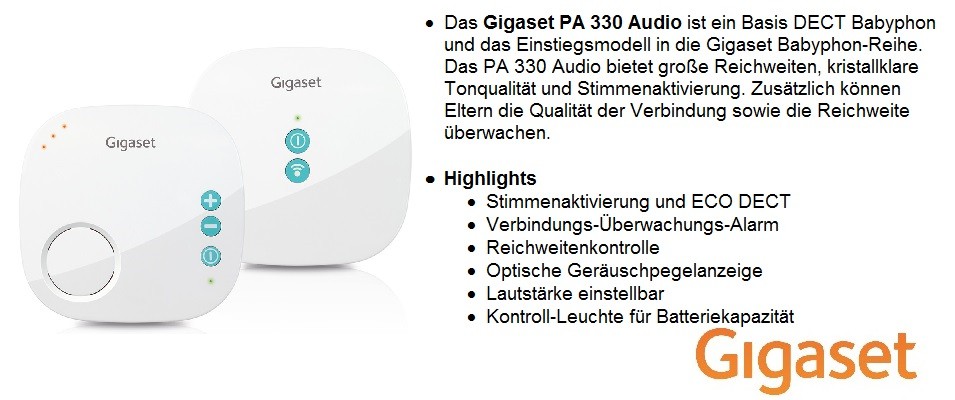 Gigaset PA330 AUDIO