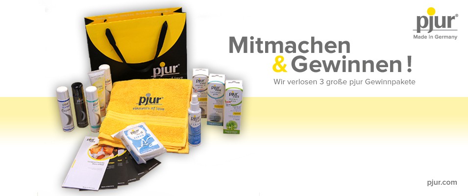 großes pjur Gewinnpaket