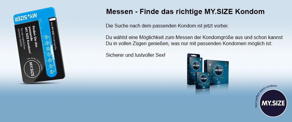 "Mit dem passendem Kondom spüre ich mich und meine Partnerin beim Sex wieder"<br>FEEL Vergnügen wünscht MY.SIZE ! "Mit dem passendem Kondom spüre ich mich und meine Partnerin beim Sex wieder" FEEL Vergnügen wünscht MY.SIZE !